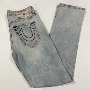 True Religion Men's Ricky Relaxed Straight Jeans Sz 30